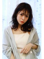 テラス 茨木(Terrace)&nbsp;韓国風前髪×鎖骨ミディアムくびれヘア