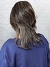 ハイライト★デザインカラー+髪質改善　￥13000（ケアブリーチ込み）