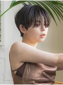 大人マッシュショートでクール女子 20代30代40代 1