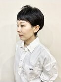 【morio成増/一戸】黒髪短め前髪くびれショート