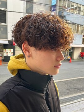 エルマーク(L-MARK) プードルパーマメンズカットスパイラルパーマツイスパ波巻き