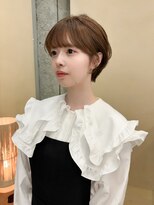 スニュウ(snuw)&nbsp;【snuw_hotaru】透明感カラーミルクティカラーボブ