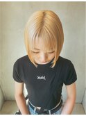 ブロンドベージュダブルカラーブリーチ長岡/新潟/宮関