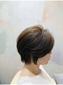 ショートボブ/大人キレイ/上品スタイル/小顔ショート