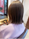 ボブ　切りっぱなしボブ　外ハネボブ