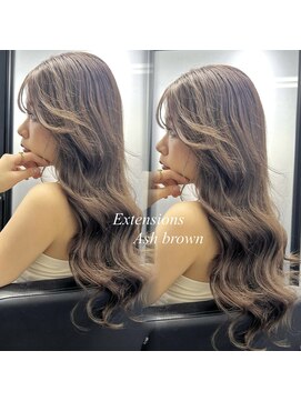 リアオオサカ テラス 梅田(Ria OSAKA terrace) ~シールエクステ アッシュブラウン~【大阪 梅田】