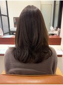 レイヤースタイルレイヤーカットロングレイヤー小顔スタイル