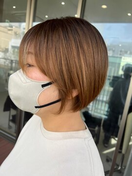 ジーナ 船橋(Zina) 髪質改善＊マチルダボブアッシュカラー＊美髪【Zina船橋】