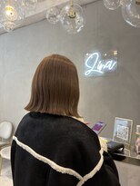 ジーナエス 札幌(Zina S)&nbsp;くすみブラウン ボブ