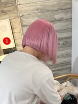 ヲタク(wotaku.)&nbsp;ペールピンクパステルピンクハイトーンボブトリプルカラー韓国