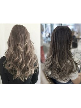 口コミ◎髪質を見極め薬剤調合！カラースペシャリスト在籍☆ハイライト/ブリーチ/インナー/Wカラー[青葉台]