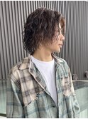 メンズボブパーマ