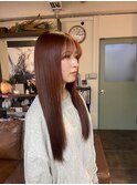 ブリーチなし/暖色カラー