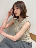 ハイライトバレイヤージュダブルカラーショートカット
