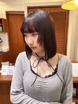 コレット 大宮(collet)&nbsp;大宮韓国タッセルボブヘイリー切りっぱなし前下がりボブ20代30代