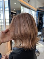 ラピス 渋谷本店(Lapis) ステラミルクティー/レイヤーボブ/ウェーブボブ/ハイライト