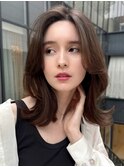 外国人風海外ロブレイヤーカーテンバング　n7.6.23