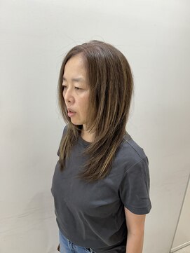 ヘアーライズ 池袋東口店(hair RISE) 実はレイヤーカットはストレートパーマにあう＋バレイヤージュ