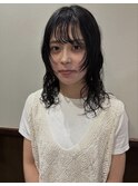 動きのあるレイヤーパーマ