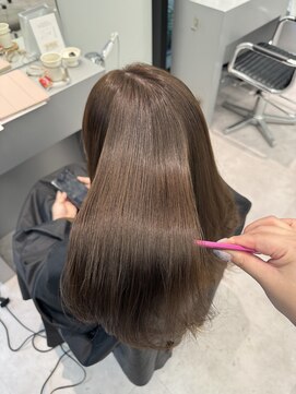 ココアベージュ/レイヤーカット