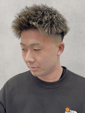 MEN’S HAIR/ツイストスパイラル/フェザーパーマ/西院眉毛CUT