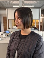 ウード(OUD)&nbsp;ミニボブ×インナーカラー