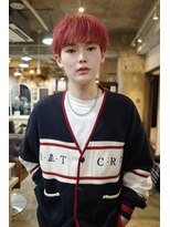 ピア(Pia)&nbsp;メンズレッドカラーショート