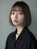 エーヴ&nbsp;【くすみブラウン × ハッシュボブ】