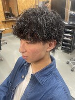 アディクト オム(ADDICT HOMME) マッシュウルフ×波巻きスパイラル