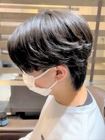 ノイセル 心斎橋(Noisyle)&nbsp;MEN’S/リバースセンターパート/ニュアンスパーマ/心斎橋