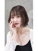 ヴィヴィッド オモテサンドウ(ViViD omotesando)&nbsp;韓国ボブ　グレージュ　くびれボブ