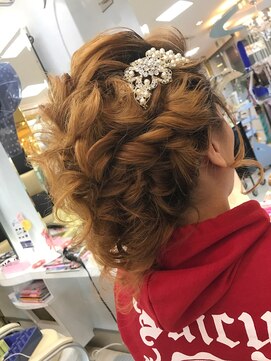 髪技空間アノン(anon) パーティーヘアセット