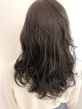 チョビー 銀座(chobii) [桜井]デジタルパーマ　グレージュ カラーイルミナカラー
