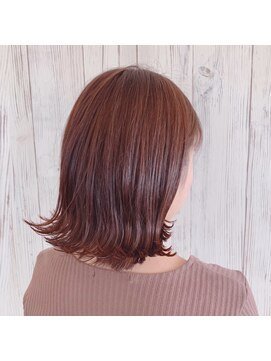 ヘブンリー(heavenly) 【heavenly】#10代20代#ピンク#赤髪#外ハネ#小顔