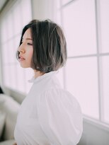 アカサ(A.casa) 透明感あるグレージュボブ/20代/30代/40代/50代/西阿知/イオン