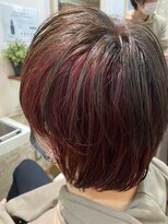 ミエル ヘア 新宿(miel hair)&nbsp;インナーカラー！パープルピンク！