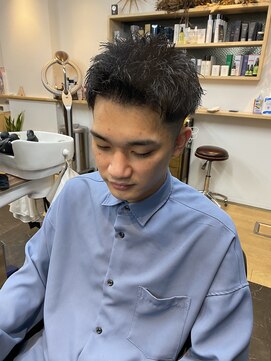 ソウバイジョージ(Sow by George) Takumiメンズヘアメンズカット短髪学割眉毛10代20代福岡博多天神