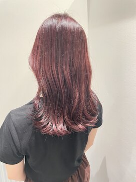 アンサム 三軒茶屋(UNSOME) ブリーチなし　ピンクカラー/イルミナカラー