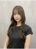 【ブリーチなし】オリーブベージュ