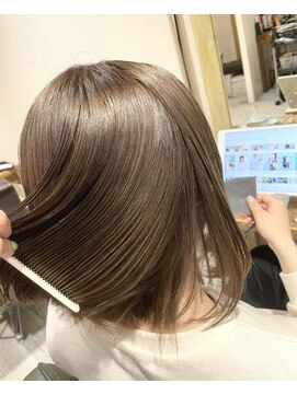 フェリア 渋谷(Feria) 【Feria 渋谷】ダブルカラー×ベージュブラウン"Tsuyuki"