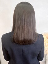 ミュラ(mulah)&nbsp;透明感カラーダークブラウン＊ふんわりストレートミディアム