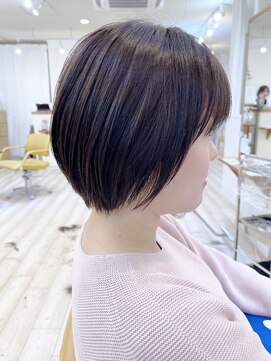 モリオ フロム ロンドン 成増店 【morio成増/児玉】丸みショートボブ ラベンダー