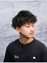 エース 中野(Ace)&nbsp;ツーブロックスパイラルパーマ<理容室><MEN'S/中野/バーバー>
