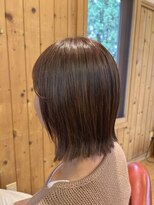 ヘアーメイクアップ ジーノ(hair&makeup gino) 切りっぱなしボブ