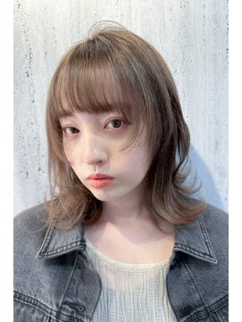 エイトジュール(8JOURS) ウルフレイヤー×オリーブグレージュ
