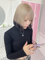 ミテ ナゴヤ(mite nagoya)&nbsp;ホワイトミルクティー / 裾カラー / デザインカラー