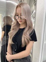 ガガ 心斎橋(GAGA)&nbsp;韓国/ハイトーンカラー/ワンホンヘア/レイヤーカット/髪質改善