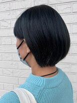 アンジュ 篠ノ井店(ange)&nbsp;20代30代40代ブルーカラー愛されショートボブ