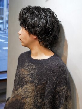 バント 神田(BANTO) メンズミディアムパーマ メンズヘア BANTO 神田