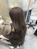 白髪ぼかしハイライト+カット+美艶トリートメント￥16500